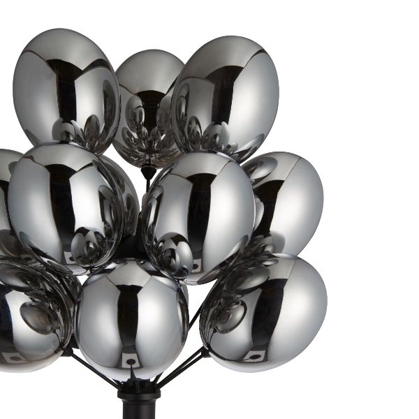 Tatum Matt Black Floor Lamp