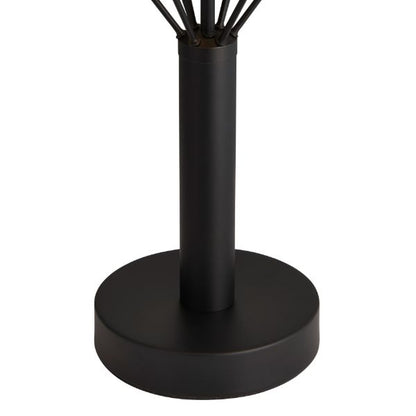 Tatum Matte Black Glass Table Lamp