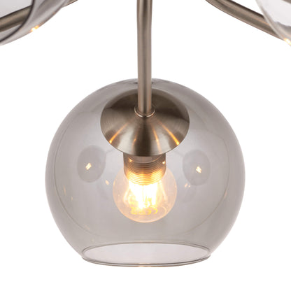 Branco 5 Light Semi-Flush Ceiling Light