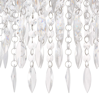Winona Small Crystal Flush Ceiling Light