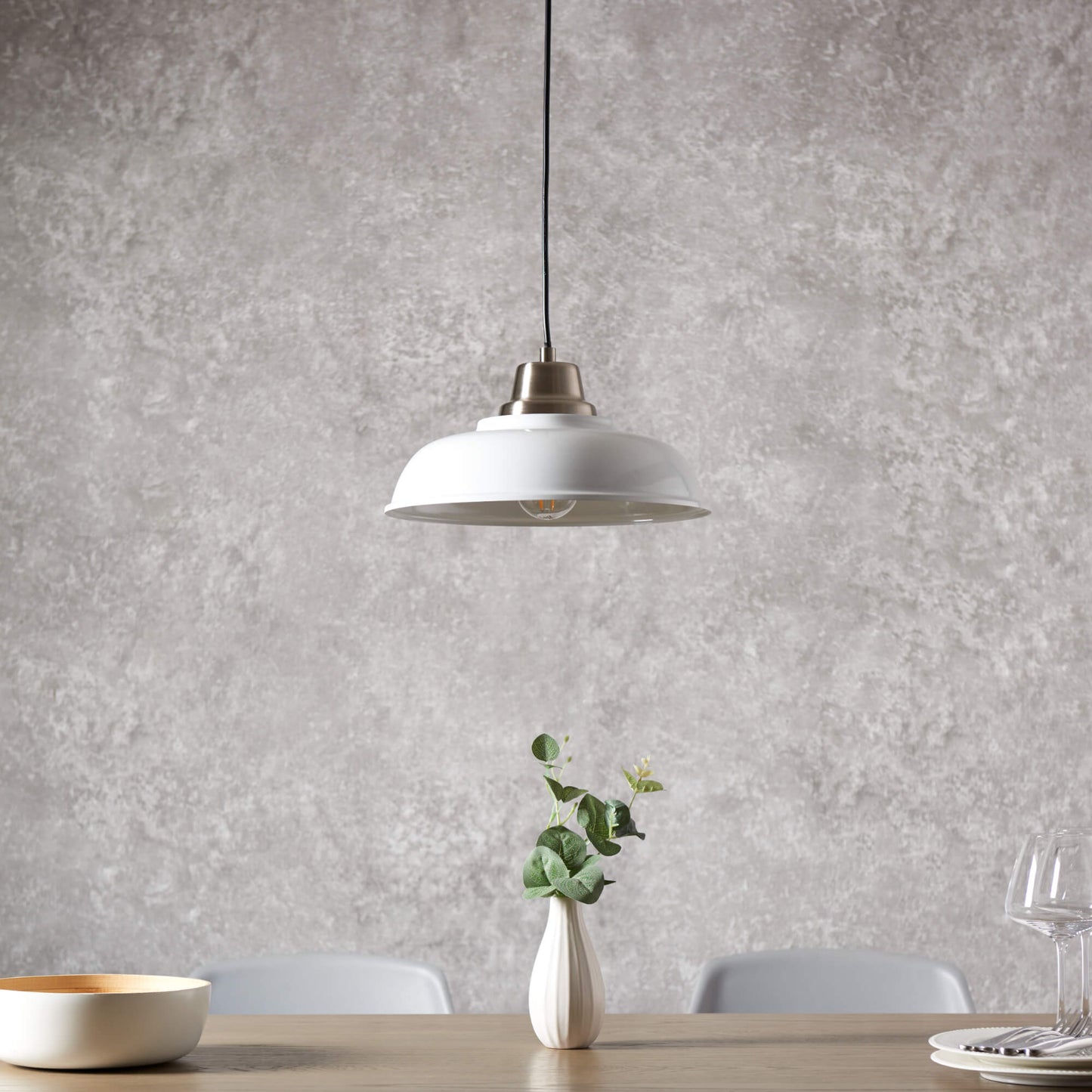 Bakewell White Pendant