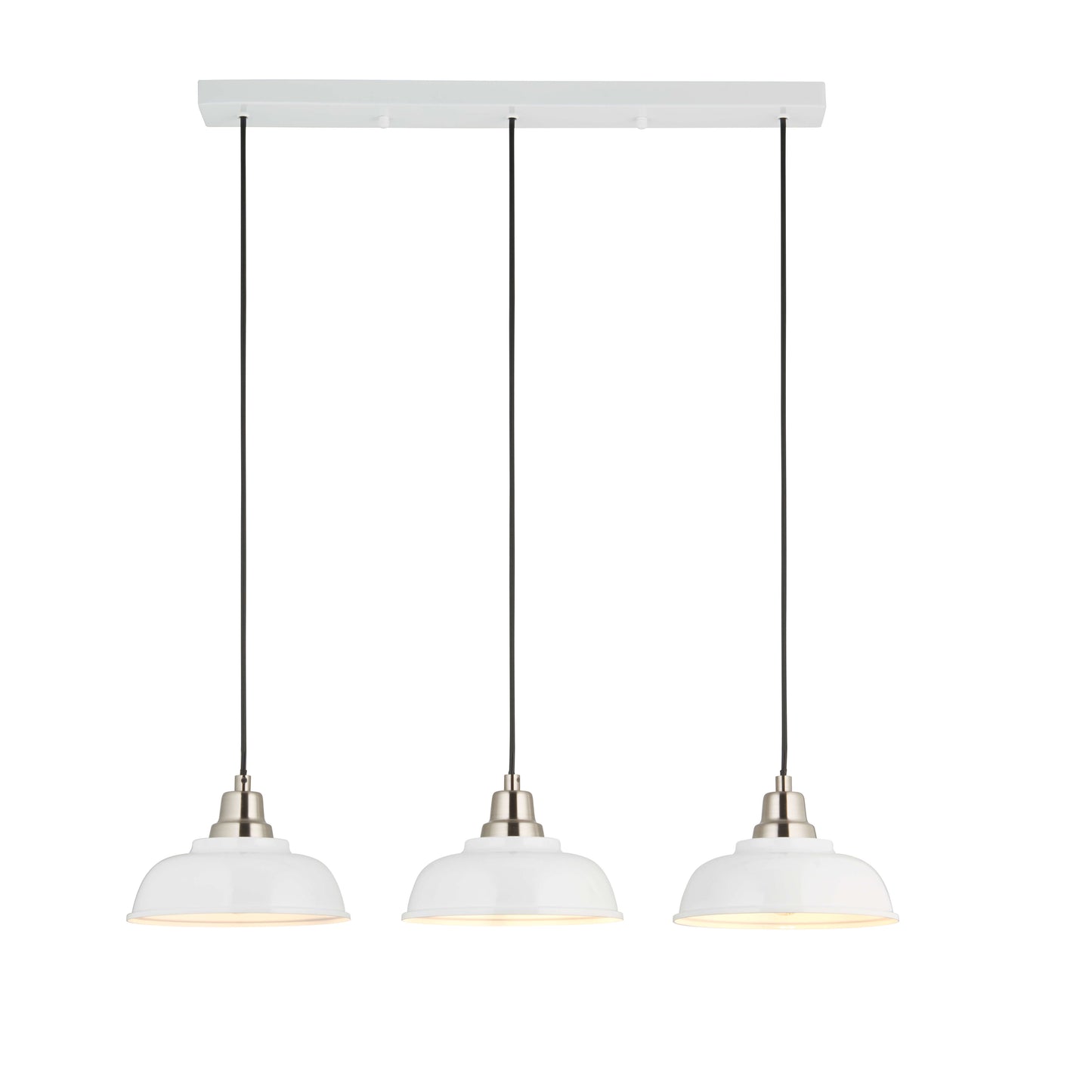 Bakewell White Bar Pendant