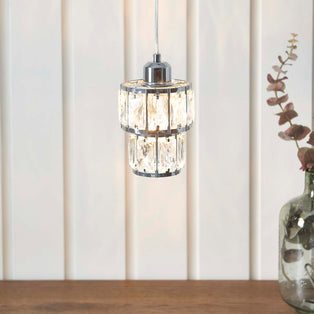 Darla Small Chrome Ceiling Light Pendant