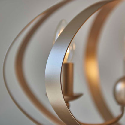 Midnight 3 Light Satin Gold Pendant Ceiling Light