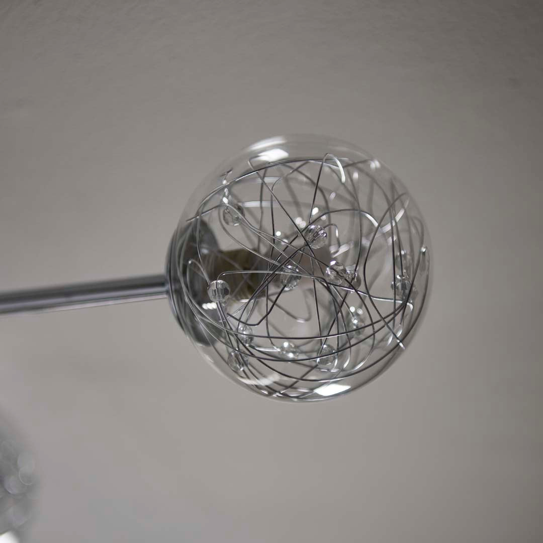 Jaymie 6-Light Chrome Semi-Flush Ceiling Light