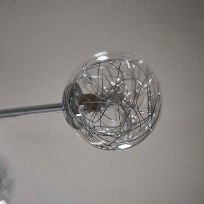 Jaymie 6-Light Chrome Semi-Flush Ceiling Light