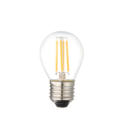 E27 4W LED Warm White Clear Mini Golfball Bulb