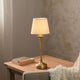 Fable Antique Brass LED Rechargeable Touch Table Lamp