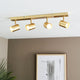 Hereford 4 Light Satin Gold Ceiling Spotlight Bar