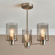 Kingsholm 3 Light - Satin Nickel (43cm)