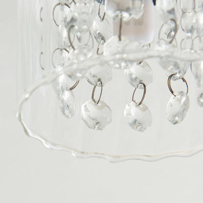 Yarrow 3 Light Polished Chrome Semi Flush Ceiling Light