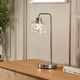 Yarrow Polished Chrome & Glass Table Lamp