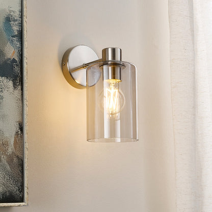 Kingsholm Brushed Satin Nickel Wall Light