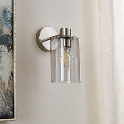 Kingsholm Brushed Satin Nickel Wall Light