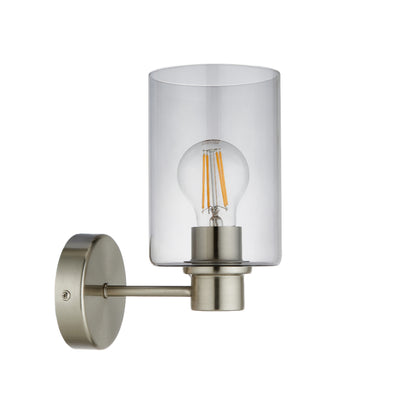 Kingsholm Brushed Satin Nickel Wall Light
