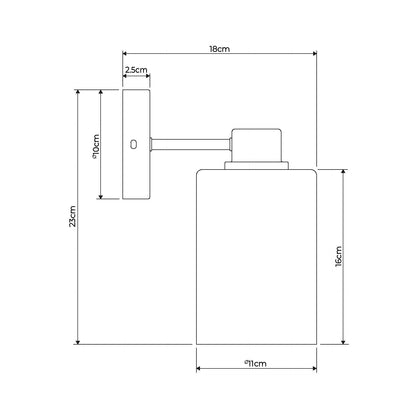 Kingsholm Brushed Satin Nickel Wall Light