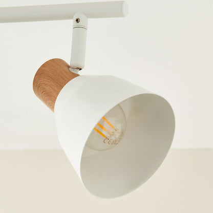 Seaton Matte White 4-Spot Bar