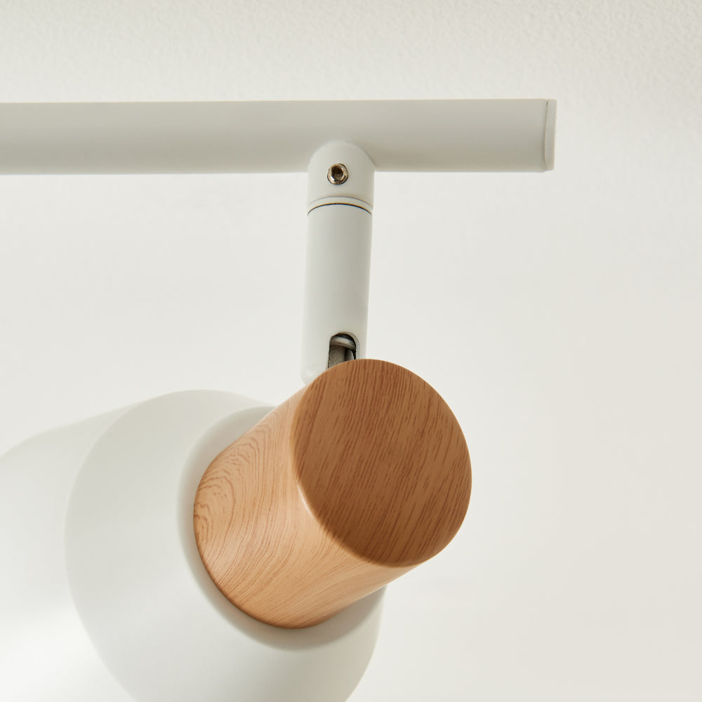 Seaton Matte White 4-Spot Bar