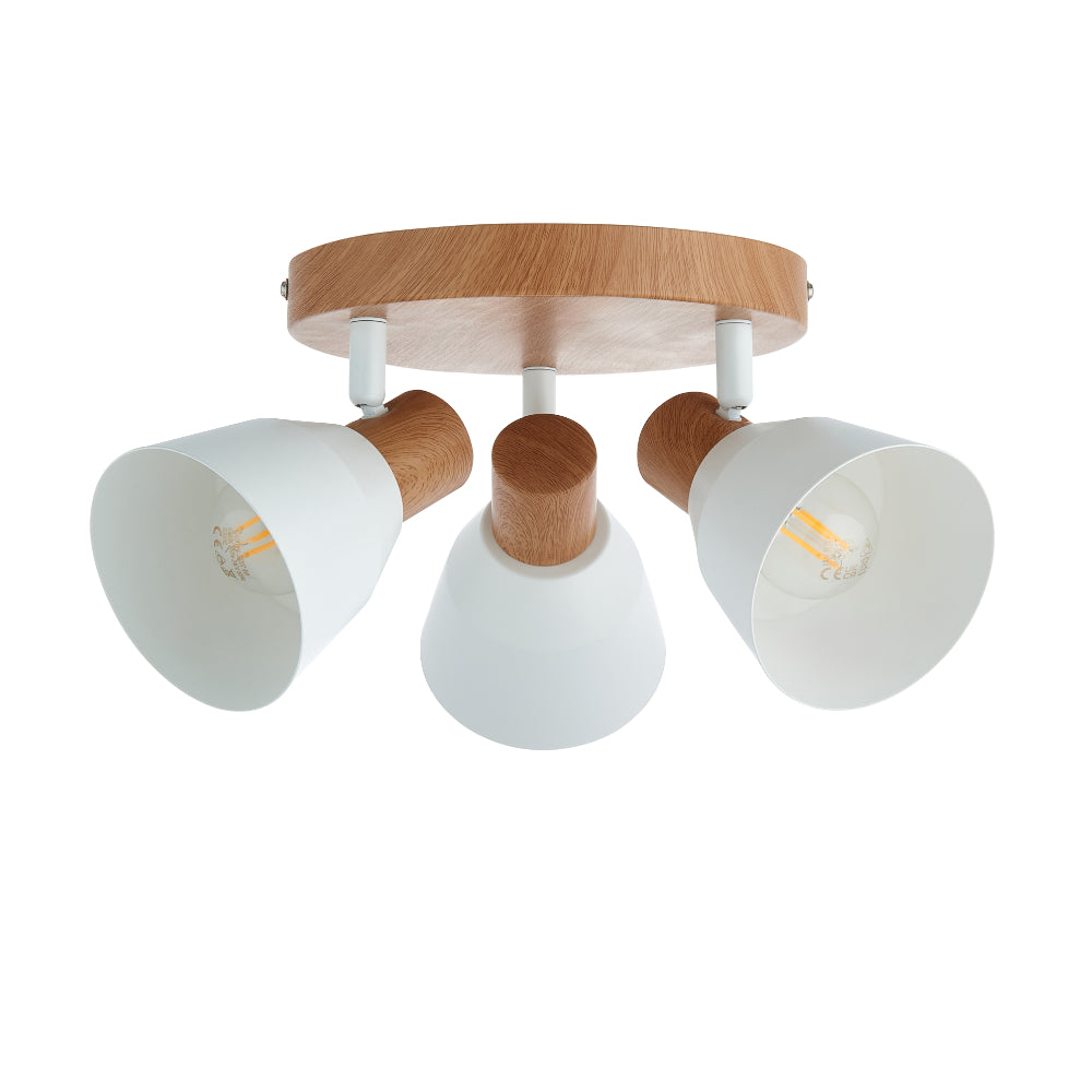 Seaton Matte White 3-Spot Plate