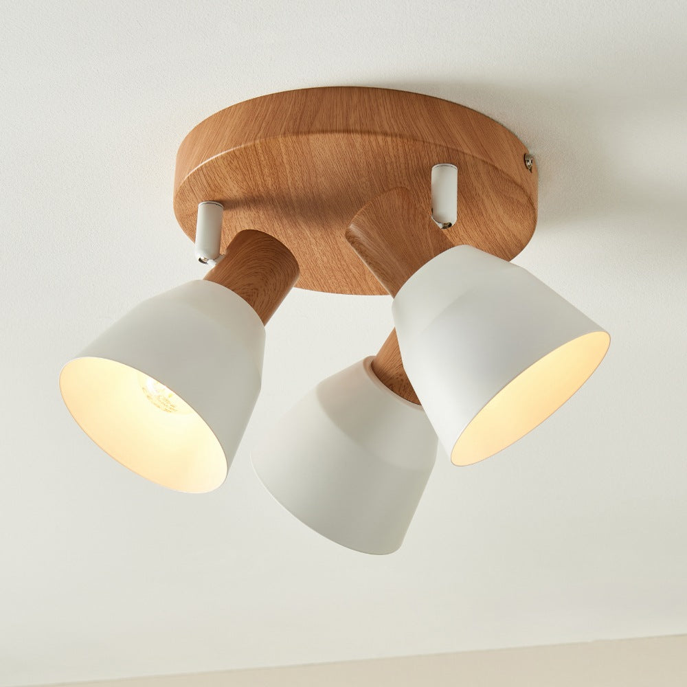 Seaton Matte White 3-Spot Plate