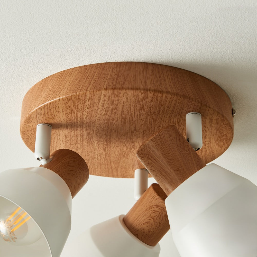 Seaton Matte White 3-Spot Plate