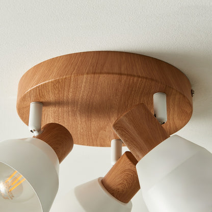 Seaton Matte White 3-Spot Plate