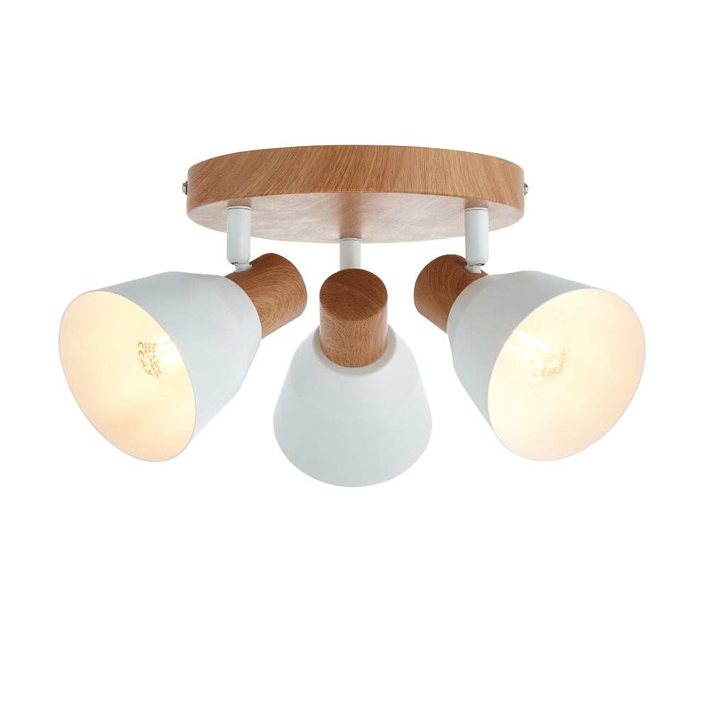 Seaton Matte White 3-Spot Plate