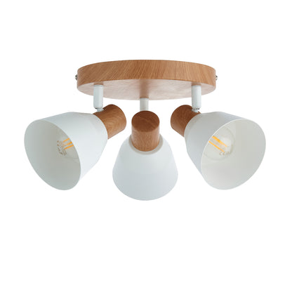 Seaton Matte White 3-Spot Plate