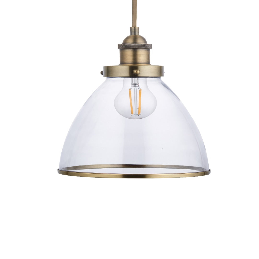 Brunswick Easy-Fit Antique Brass Pendant