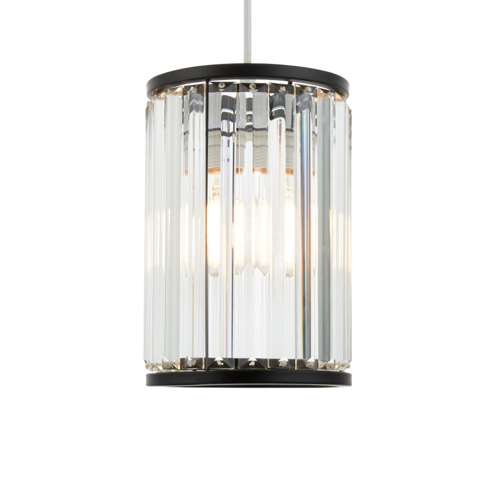 Resto Matte Black Narrow Easy-Fit Pendant