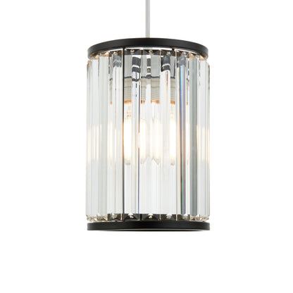 Resto Matte Black Narrow Easy-Fit Pendant