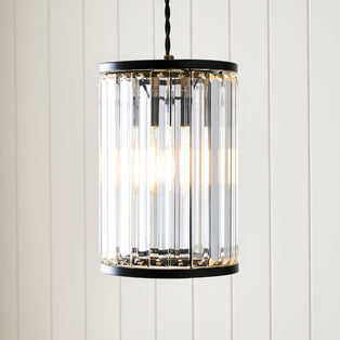Resto Matte Black Narrow Easy-Fit Pendant