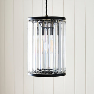 Resto Matte Black Narrow Easy-Fit Pendant