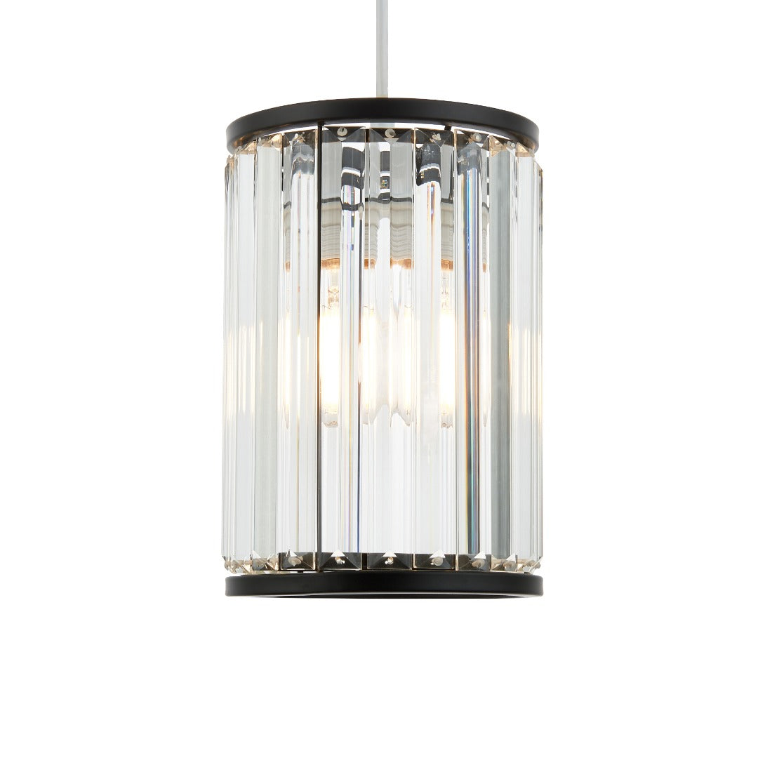 Resto Matte Black Narrow Easy-Fit Pendant