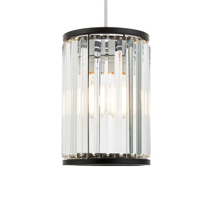 Resto Matte Black Narrow Easy-Fit Pendant