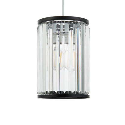 Resto Matte Black Narrow Easy-Fit Pendant