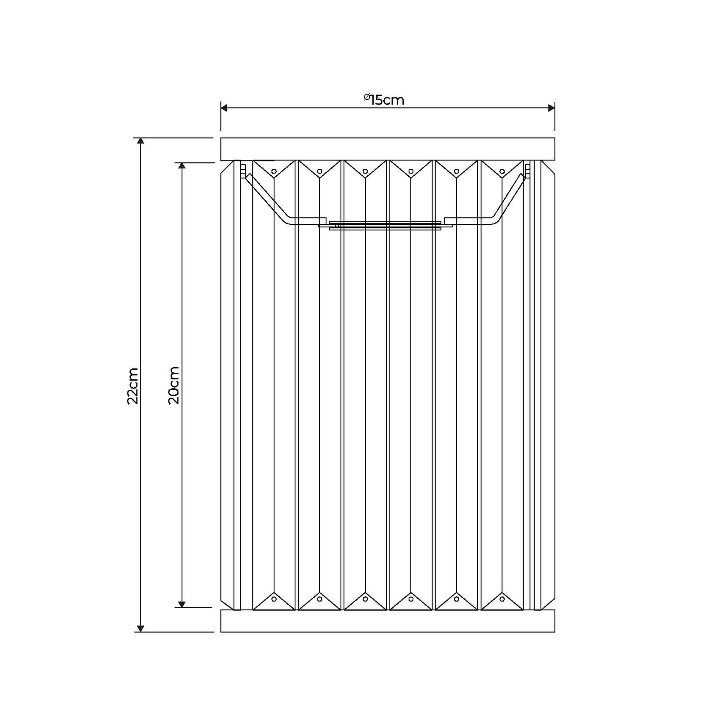 Resto Matte Black Narrow Easy-Fit Pendant