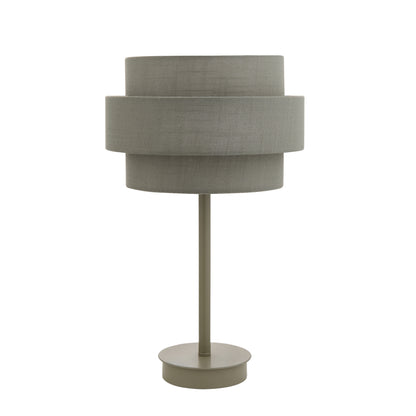 Buxton Grey Table Lamp