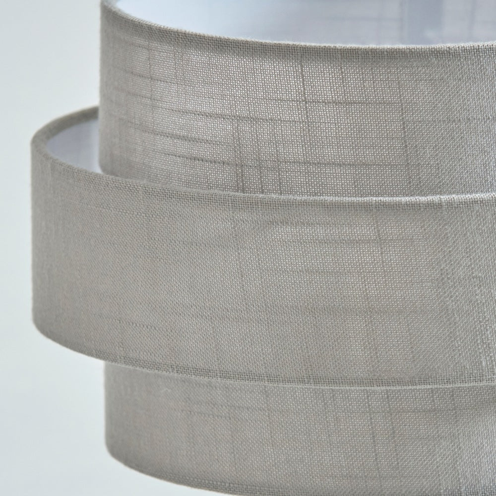 Buxton Grey Table Lamp