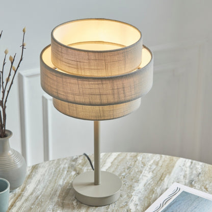 Buxton Grey Table Lamp