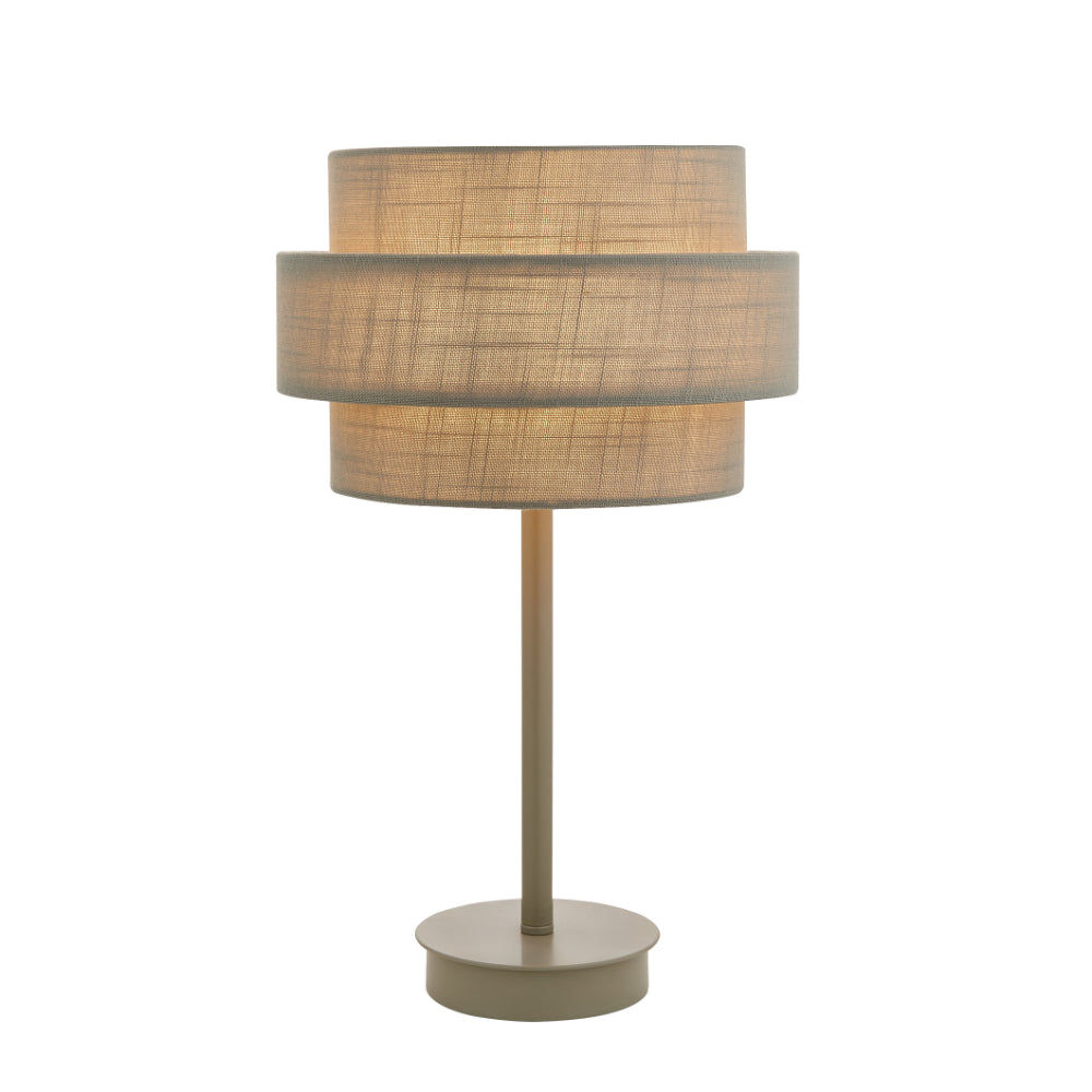 Buxton Grey Table Lamp