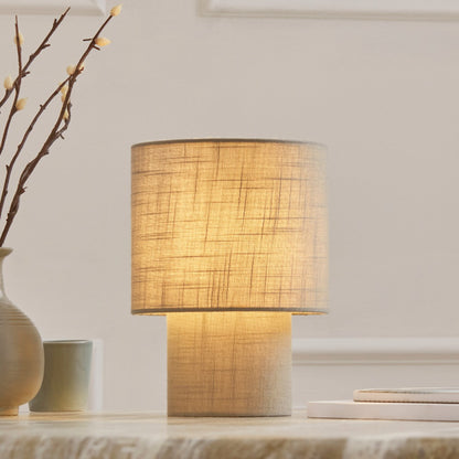 Buxton Grey Mini Table Lamp