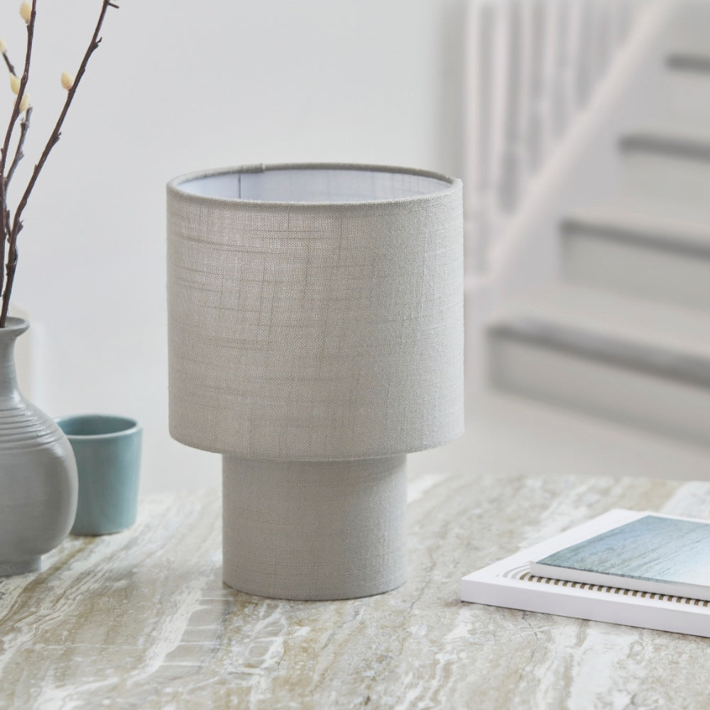 Buxton Grey Mini Table Lamp