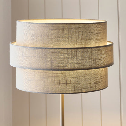 Buxton Light Grey Floor Lamp