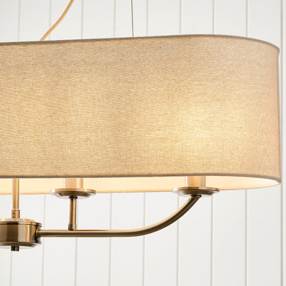 Marston Satin Nickel Pendant