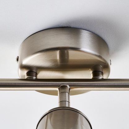 Talbot Brushed Nickel 3-Spot Bar