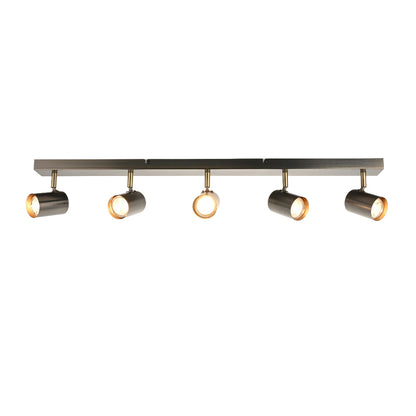 Hereford Matte Pewter 5-Spot Bar