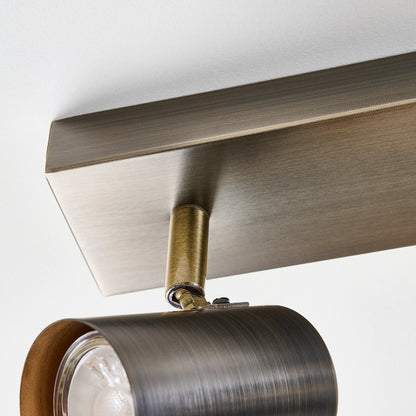 Hereford Matte Pewter 5-Spot Bar