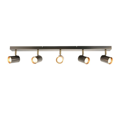 Hereford Matte Pewter 5-Spot Bar