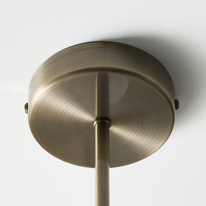 Kingsholm 3-Light Antique Brass Semi-Flush Ceiling Light